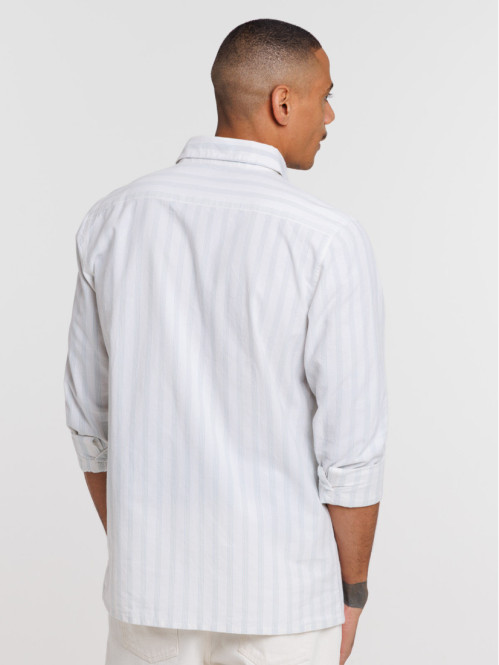 Chemise rayée manches...