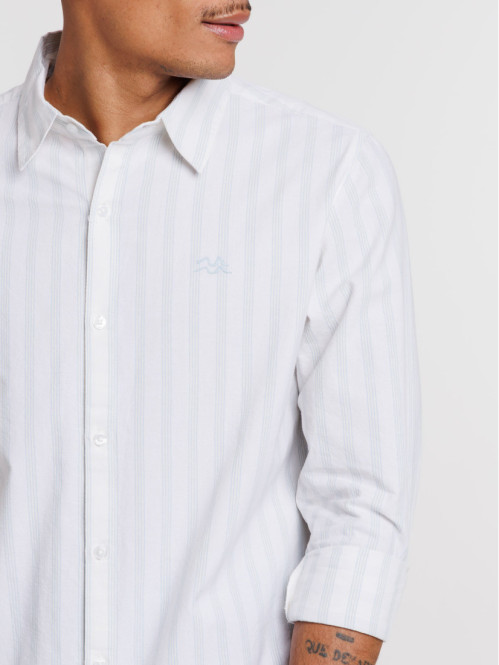 Chemise rayée manches...