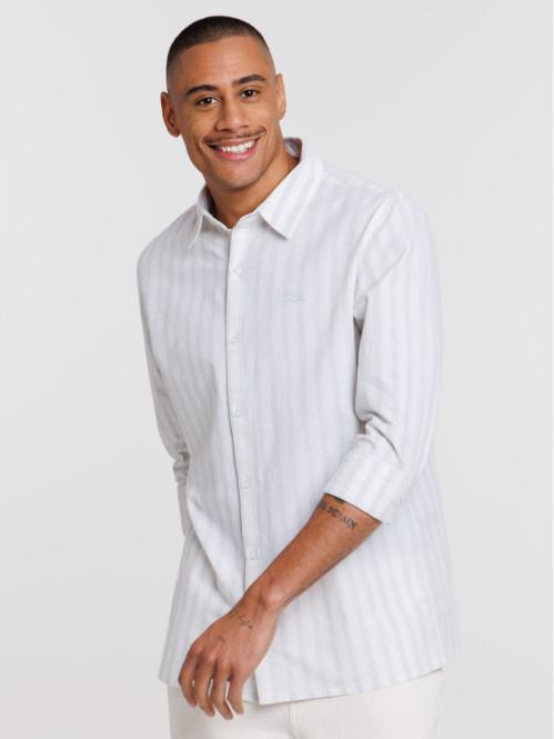 Chemise rayée manches...