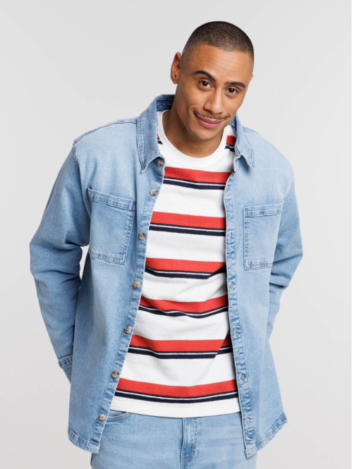 Chemise en jean stone homme