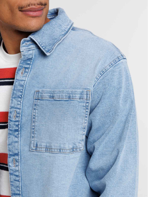 Chemise en jean stone homme