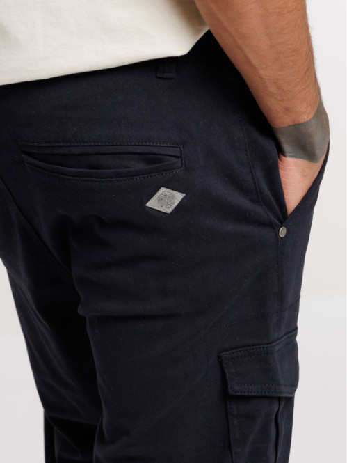 Pantalon cargo noir homme