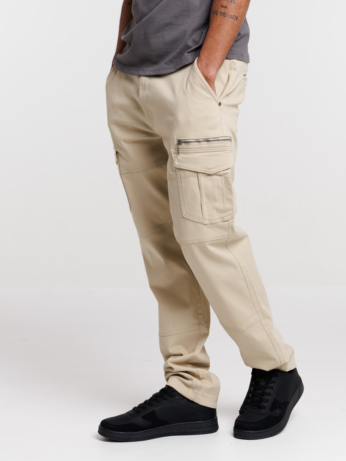 Pantalon cargo multipoches désert homme Pantalon cargo multipoches désert homme