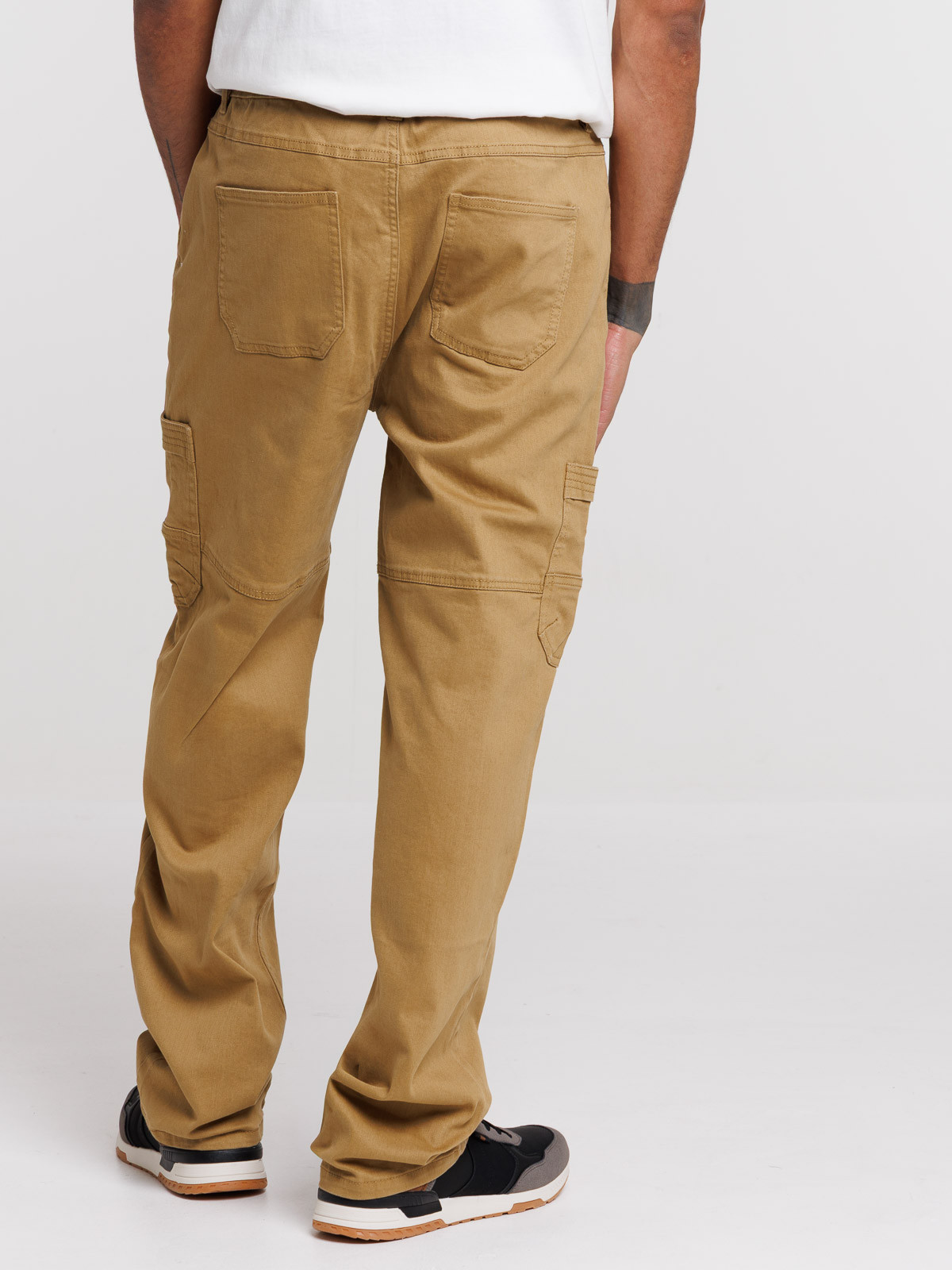 Pantalon cargo multipoches homme