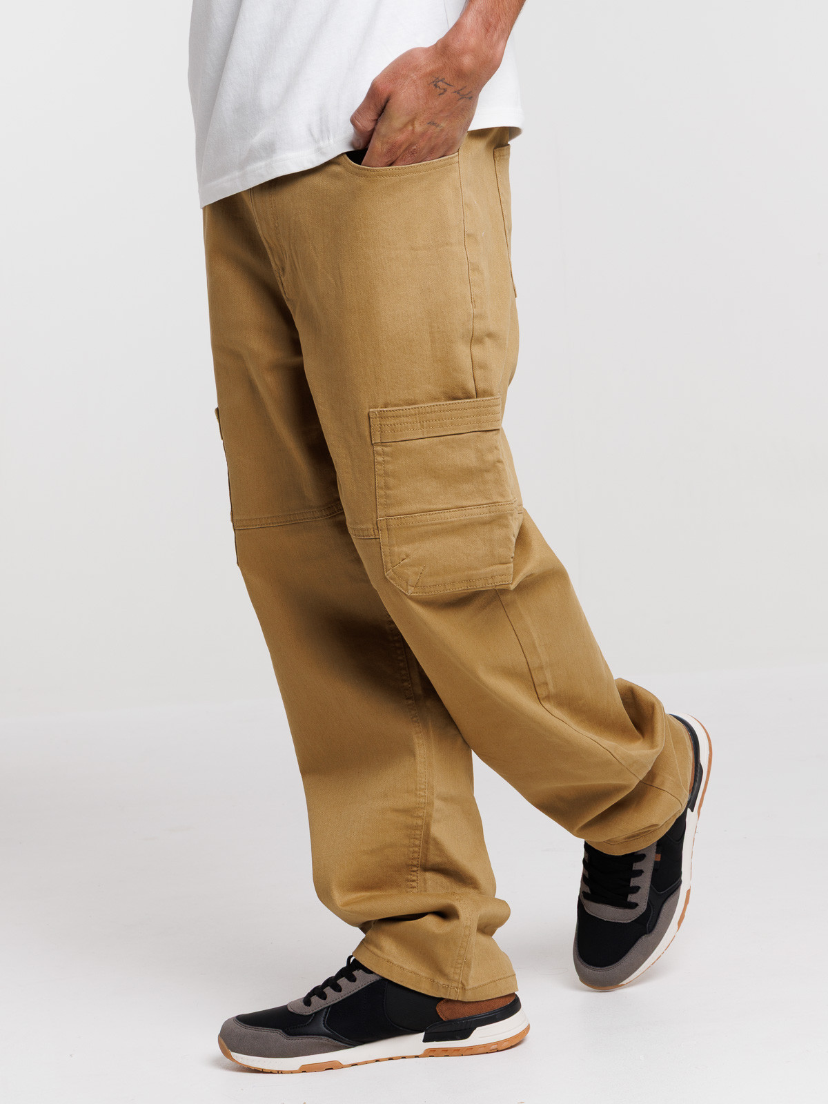 Pantalon cargo multipoches homme