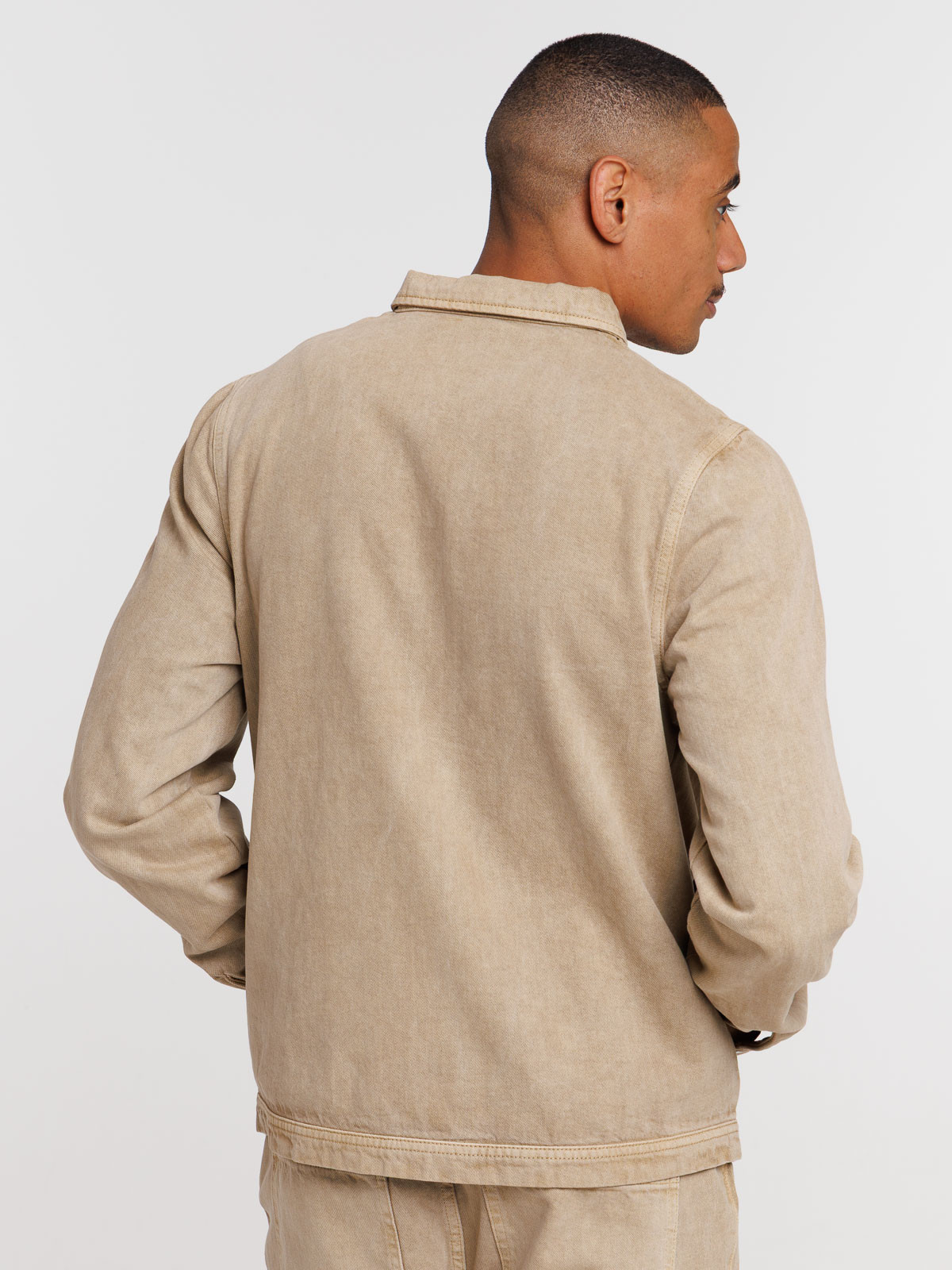 Blouson zippé col classique homme