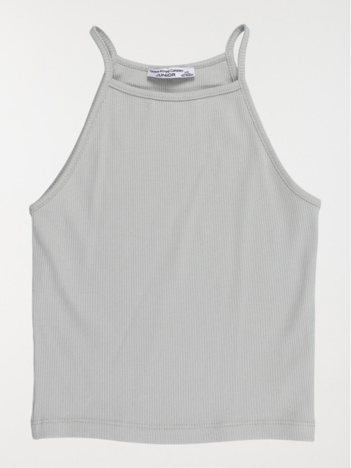 Débardeur côtelé fille (XXS-M)
