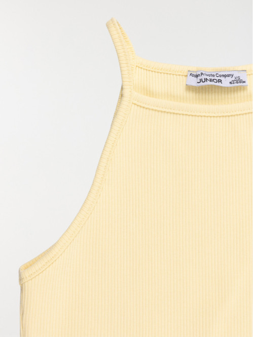 Débardeur jaune fille (XXS-M)