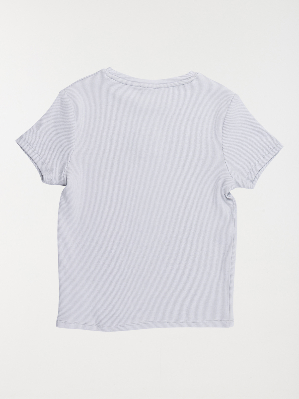T-shirt fille côtelé soleil (XXS-M)