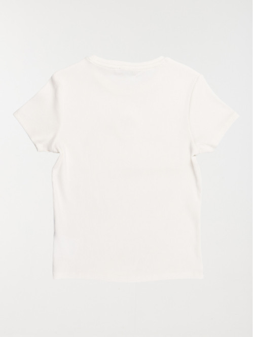 T-shirt côtelé soleil fille...