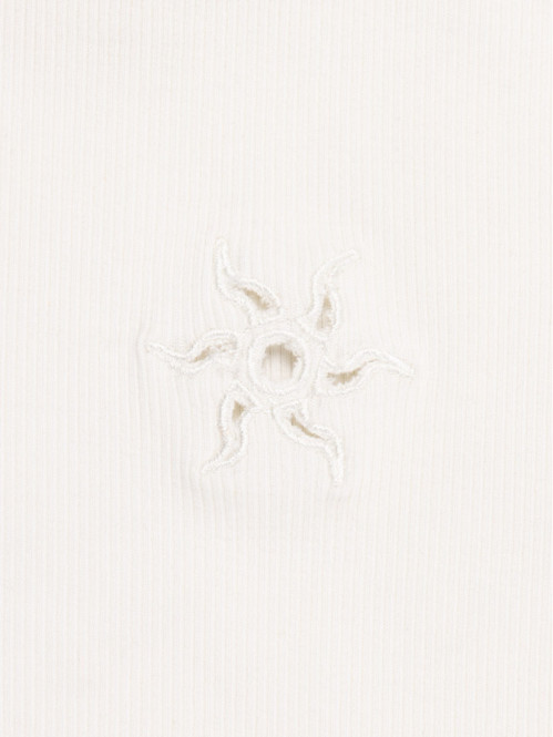 T-shirt côtelé soleil fille...