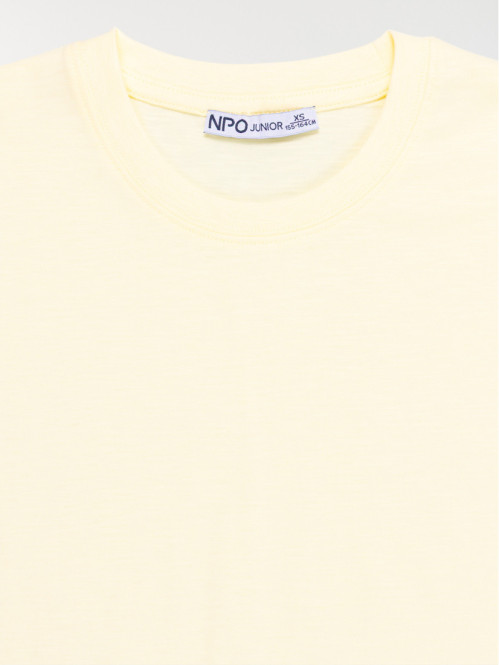 T-shirt uni garçon (XXS-M)