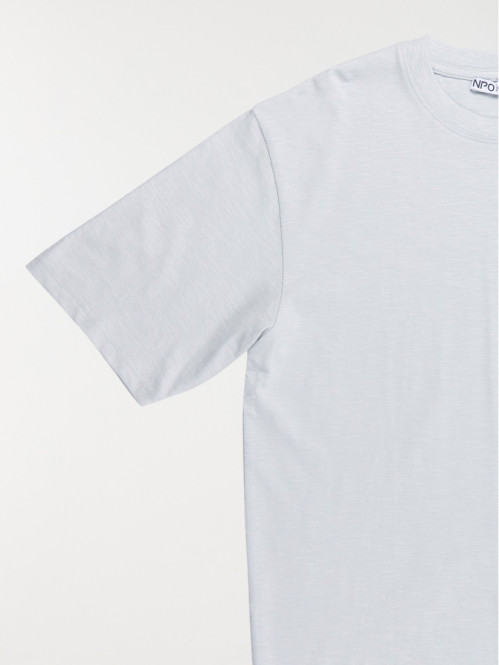 T-shirt uni bleu niagara...