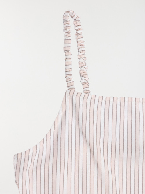 Blouse rayée bretelles...