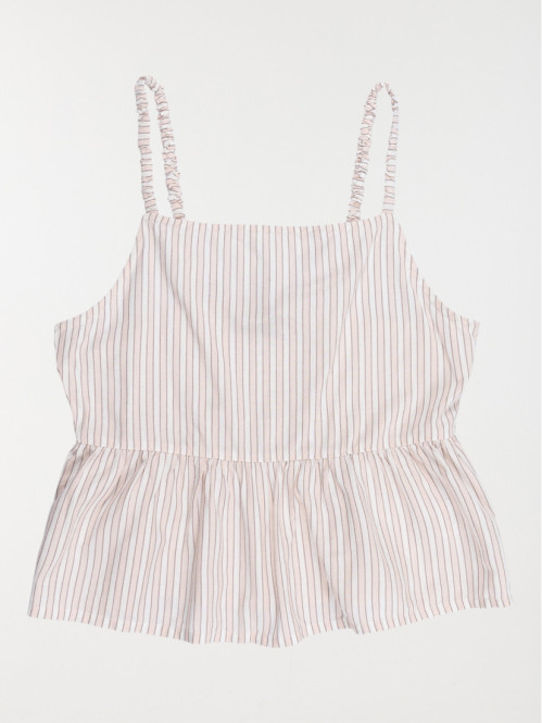 Blouse rayée bretelles...