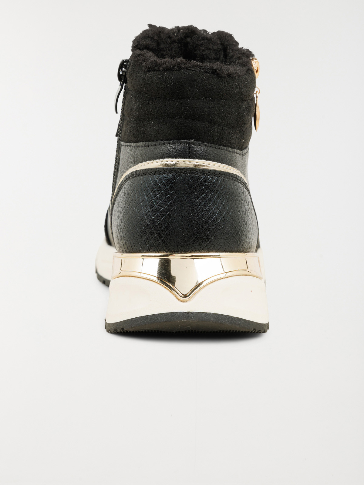 Baskets noires montantes femme (36-41)