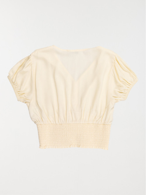 Blouse vanille fille (XXS-M)