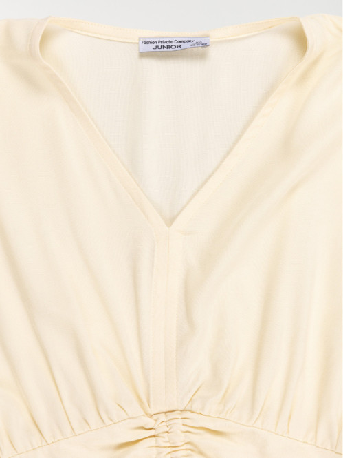 Blouse vanille fille (XXS-M)