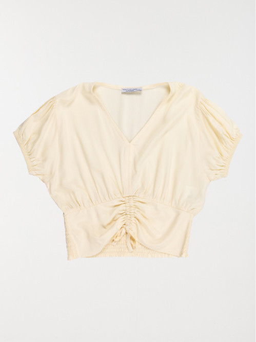 Blouse vanille fille (XXS-M)