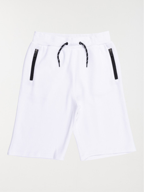 Bermuda blanc garçon (XXS-M)