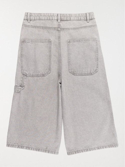 Bermuda baggy gris garçon...