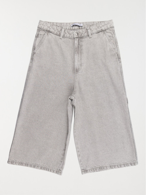 Bermuda baggy gris garçon...