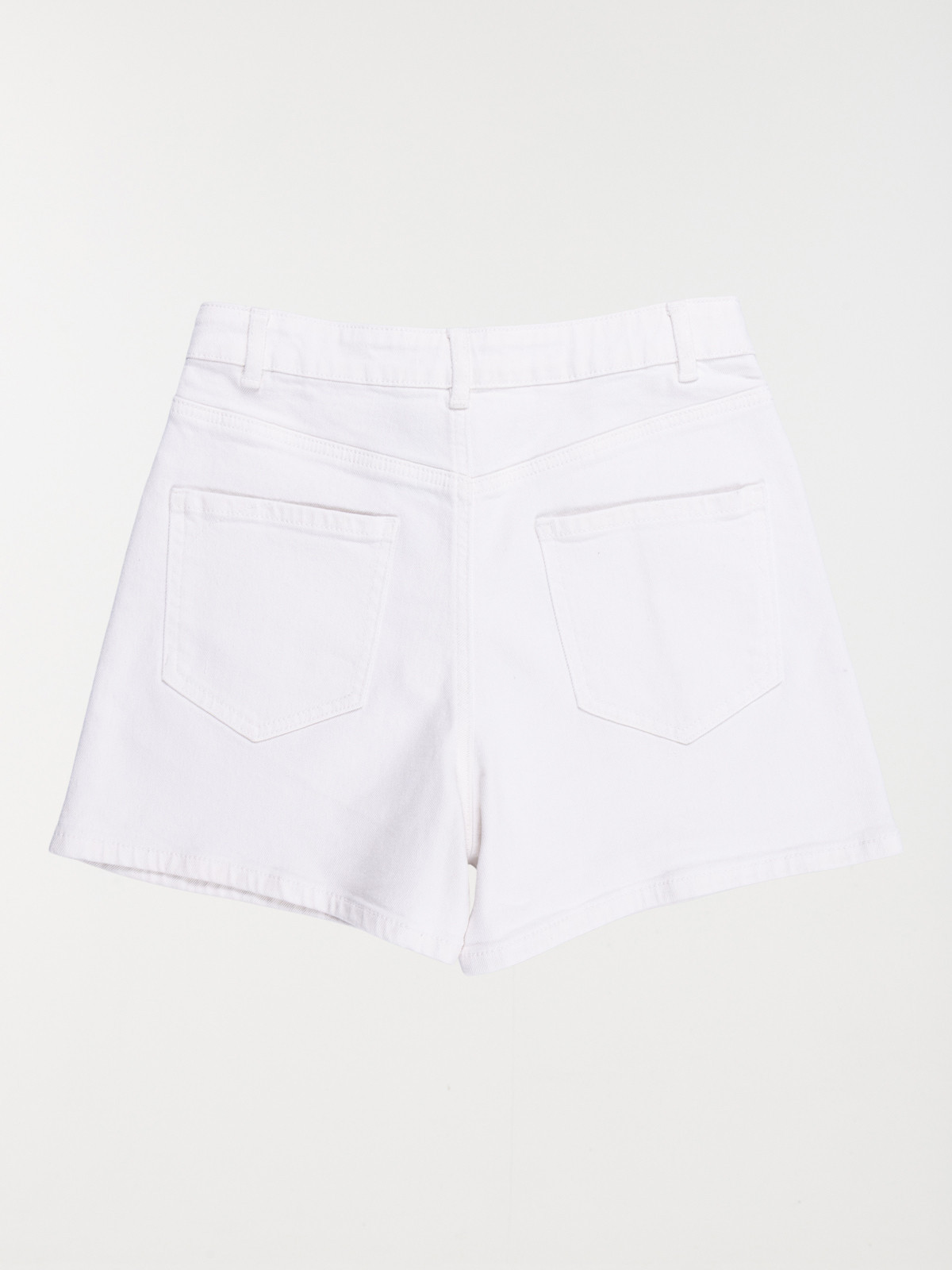 Short basique jean blanc fille (XXS-M)