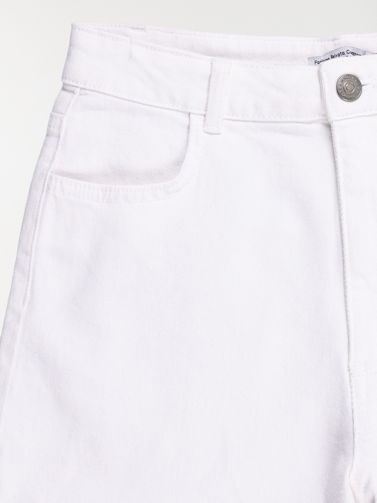 Short basique jean blanc fille (XXS-M)