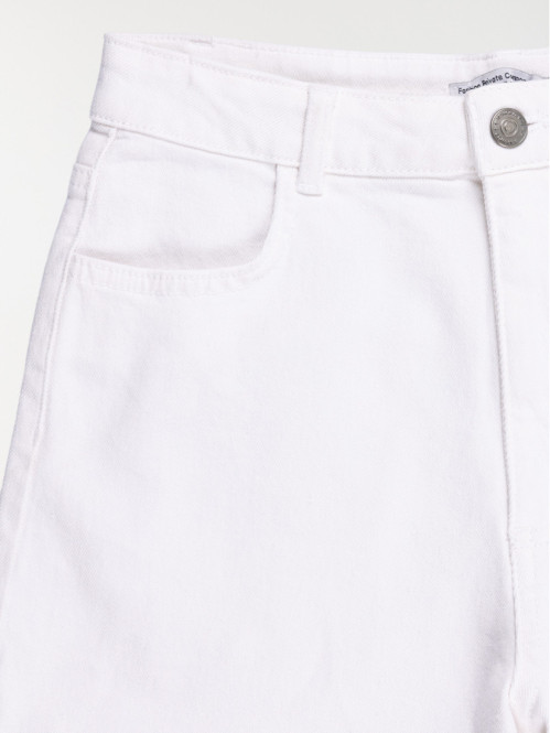 Short basique jean blanc...