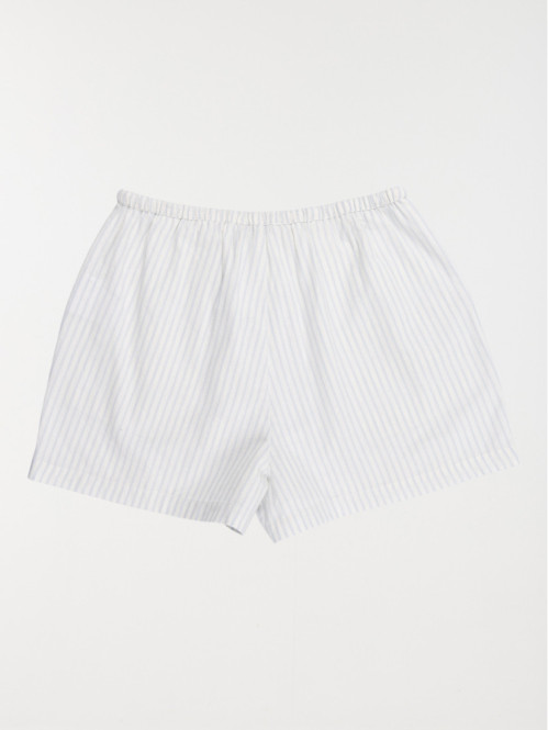 Short rayé fille brume (XXS-M)
