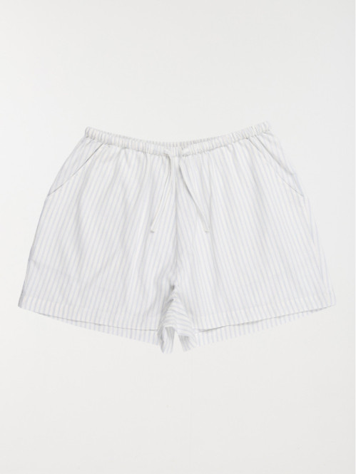 Short rayé fille brume (XXS-M)