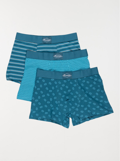 Lot de 3 boxers imprimés homme canard