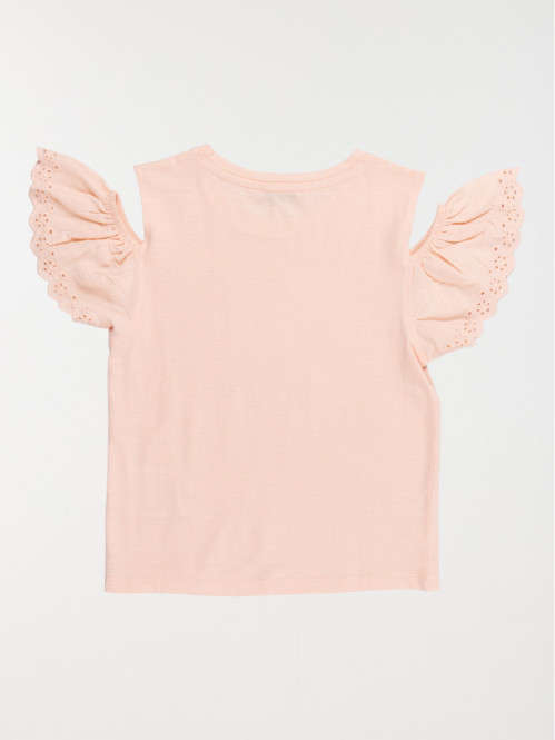 T-shirt épaules dénudées...