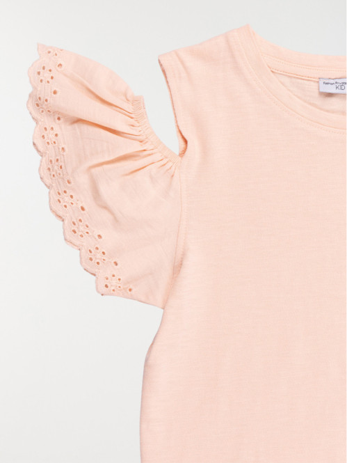 T-shirt épaules dénudées...