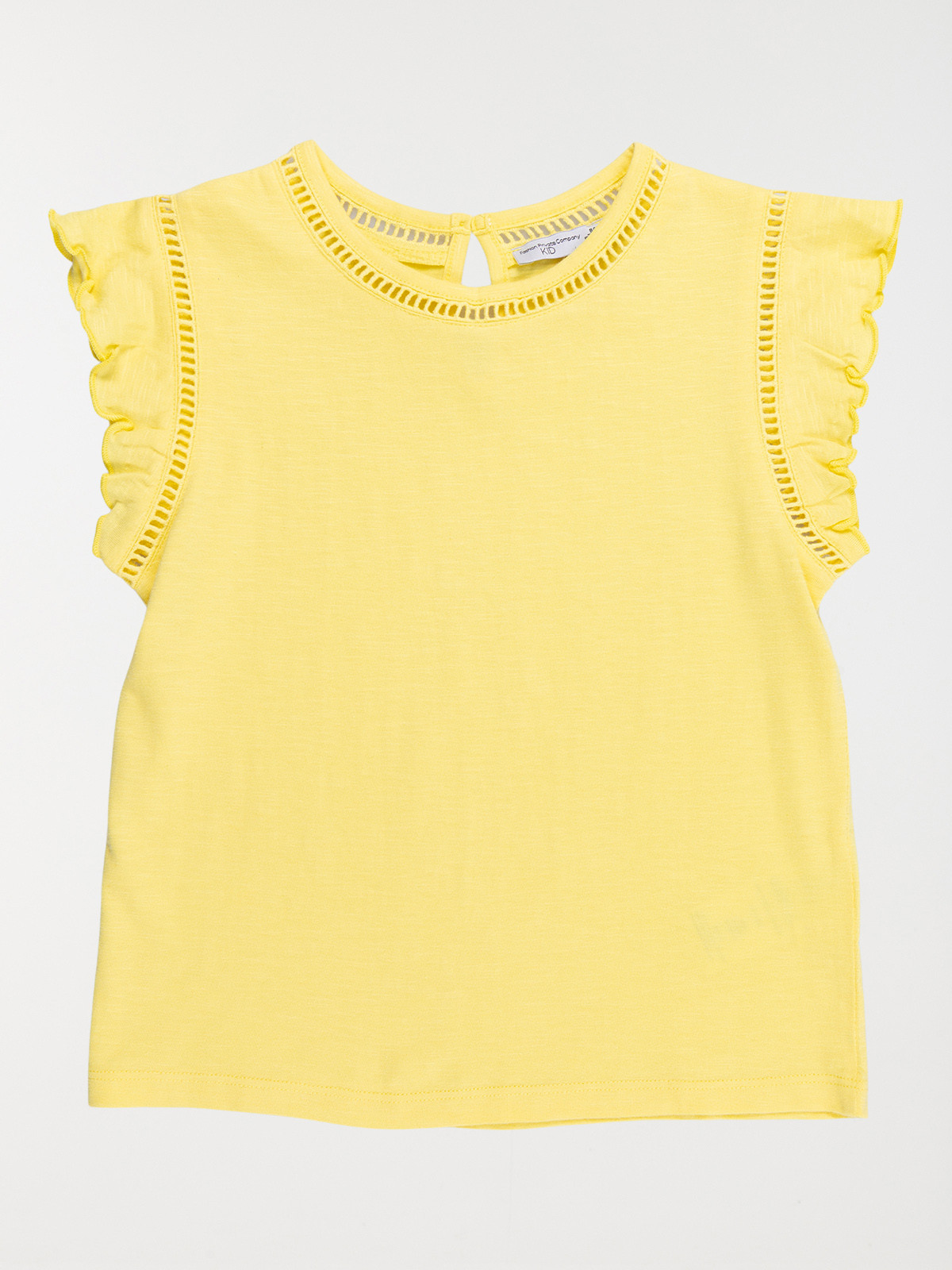 T-shirt coloris pineapple fille (3-12A) T-shirt coloris pineapple fille (3-12A)