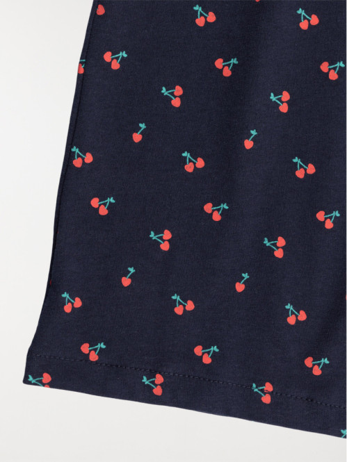 Robe imprimé cerise fille (3-12A)