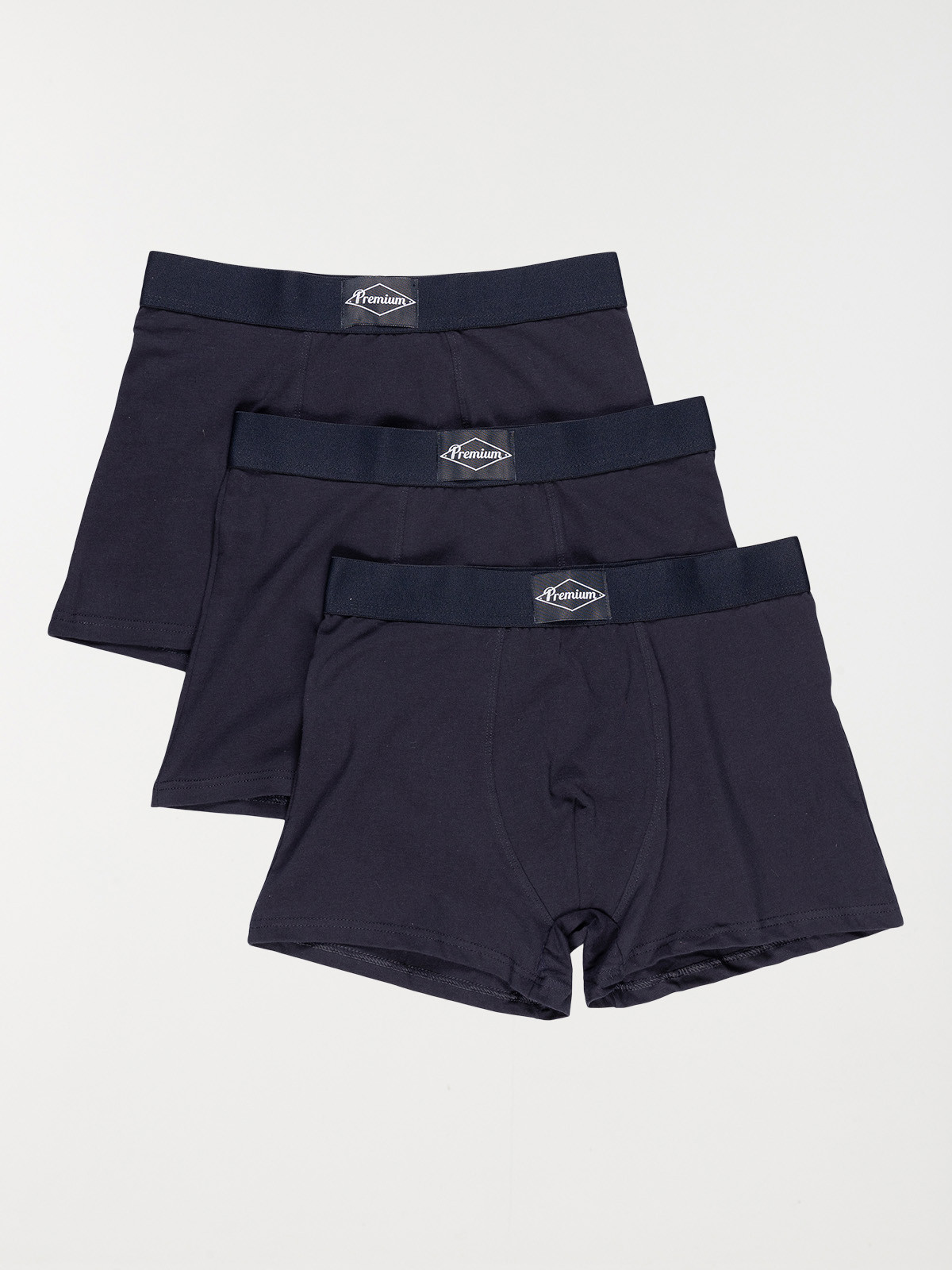 Lot de 3 boxers homme marine