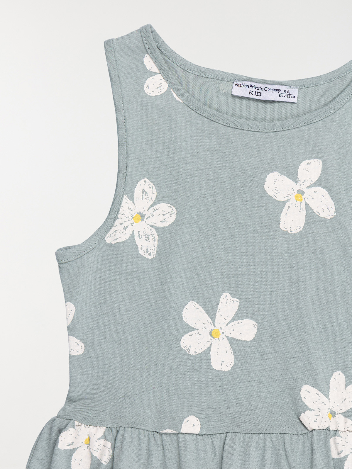 Robe fleurie sans manches fille (3-12A) Robe fleurie sans manches fille (3-12A)