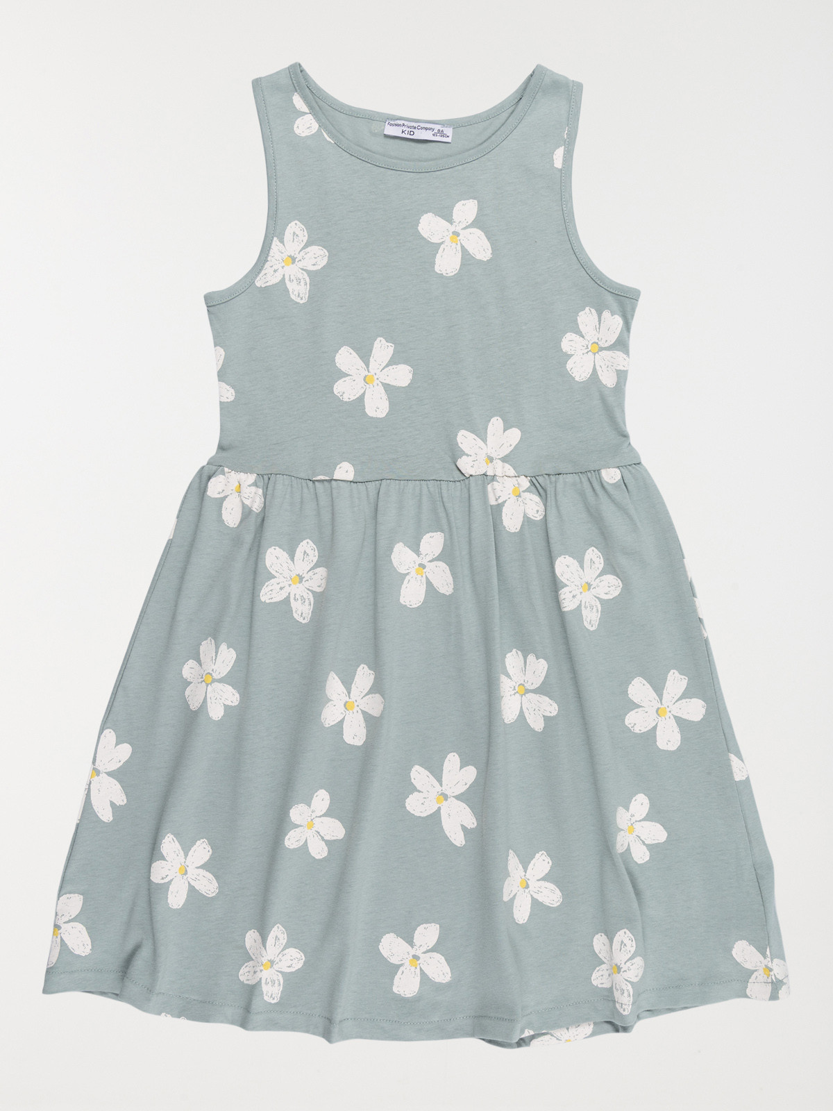 Robe fleurie sans manches fille (3-12A) Robe fleurie sans manches fille (3-12A)