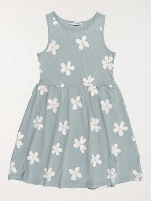 Robe fleurie sans manches...