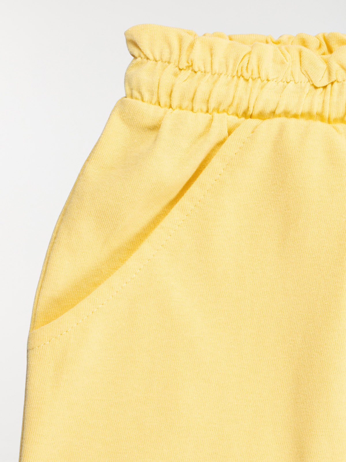 Short uni jaune clair fille (3-12A)