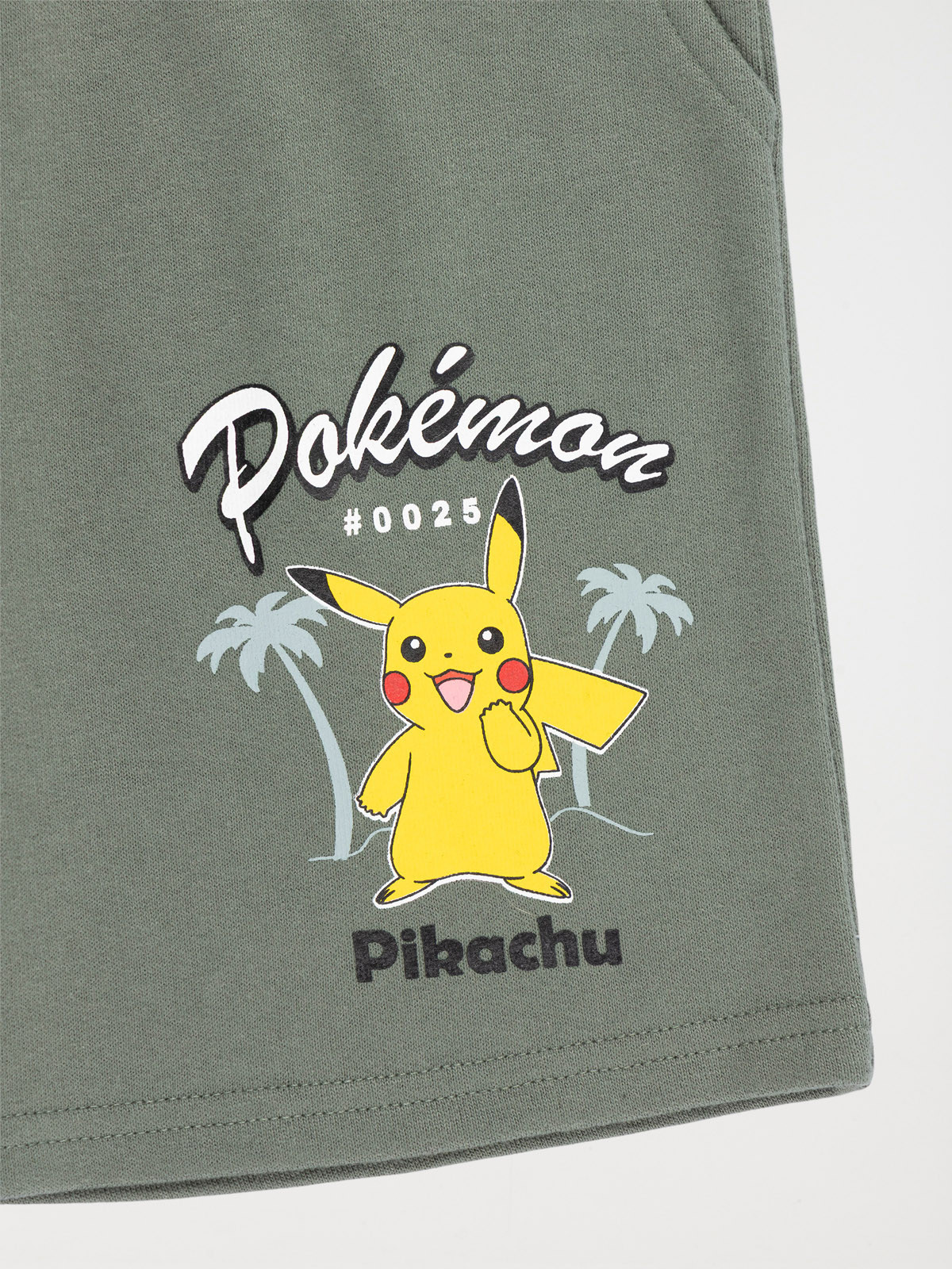 Bermuda Pikachu vert army garçon (3-12A)