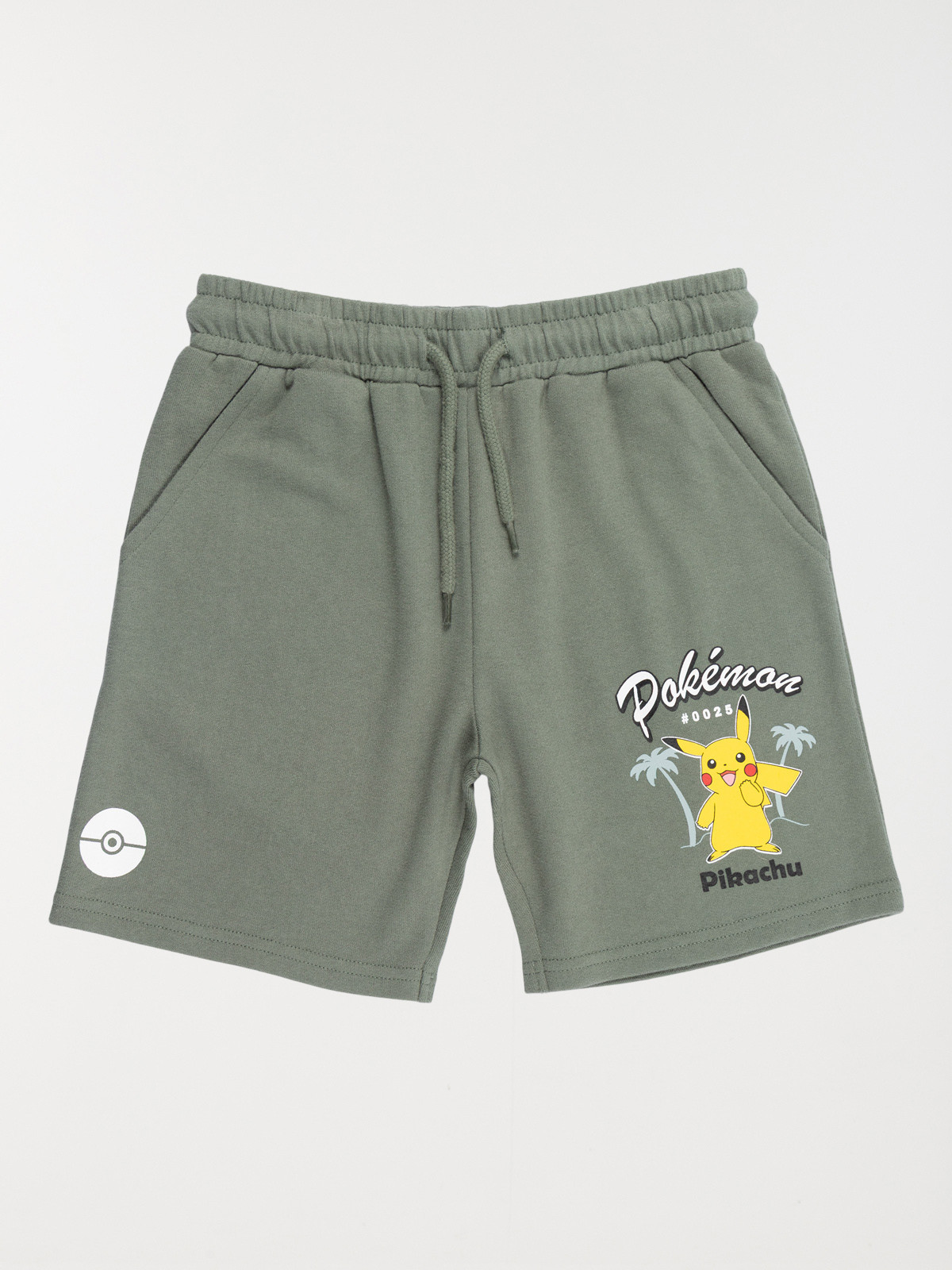 Bermuda Pikachu vert army garçon (3-12A)