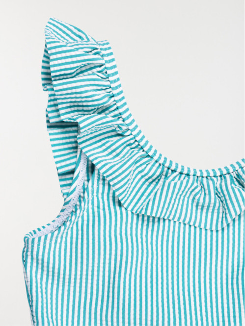 Maillot de bain rayé fille...