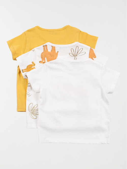 Lot 3 T-shirts chameaux...