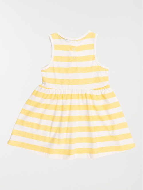 Robe sans manches rayée...