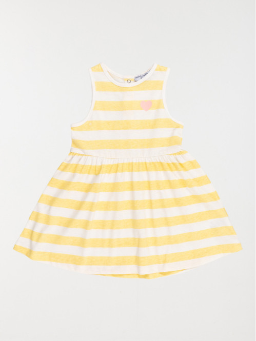 Robe sans manches rayée...