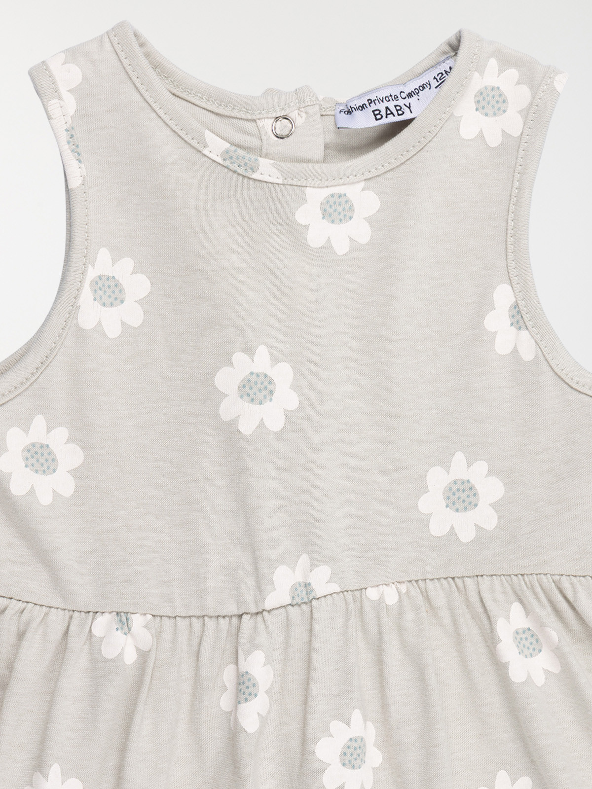 Robe sans manches fleurie fille (3-36M)