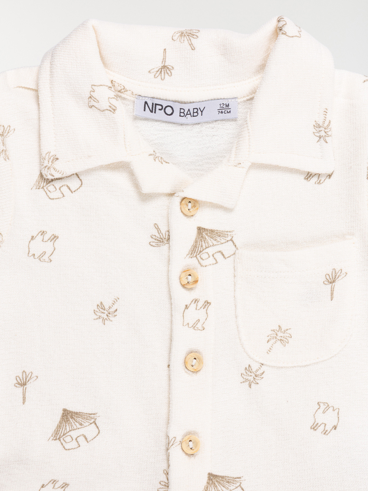 Ensemble chemise et short garçon (3-36M) Ensemble chemise et short garçon (3-36M)