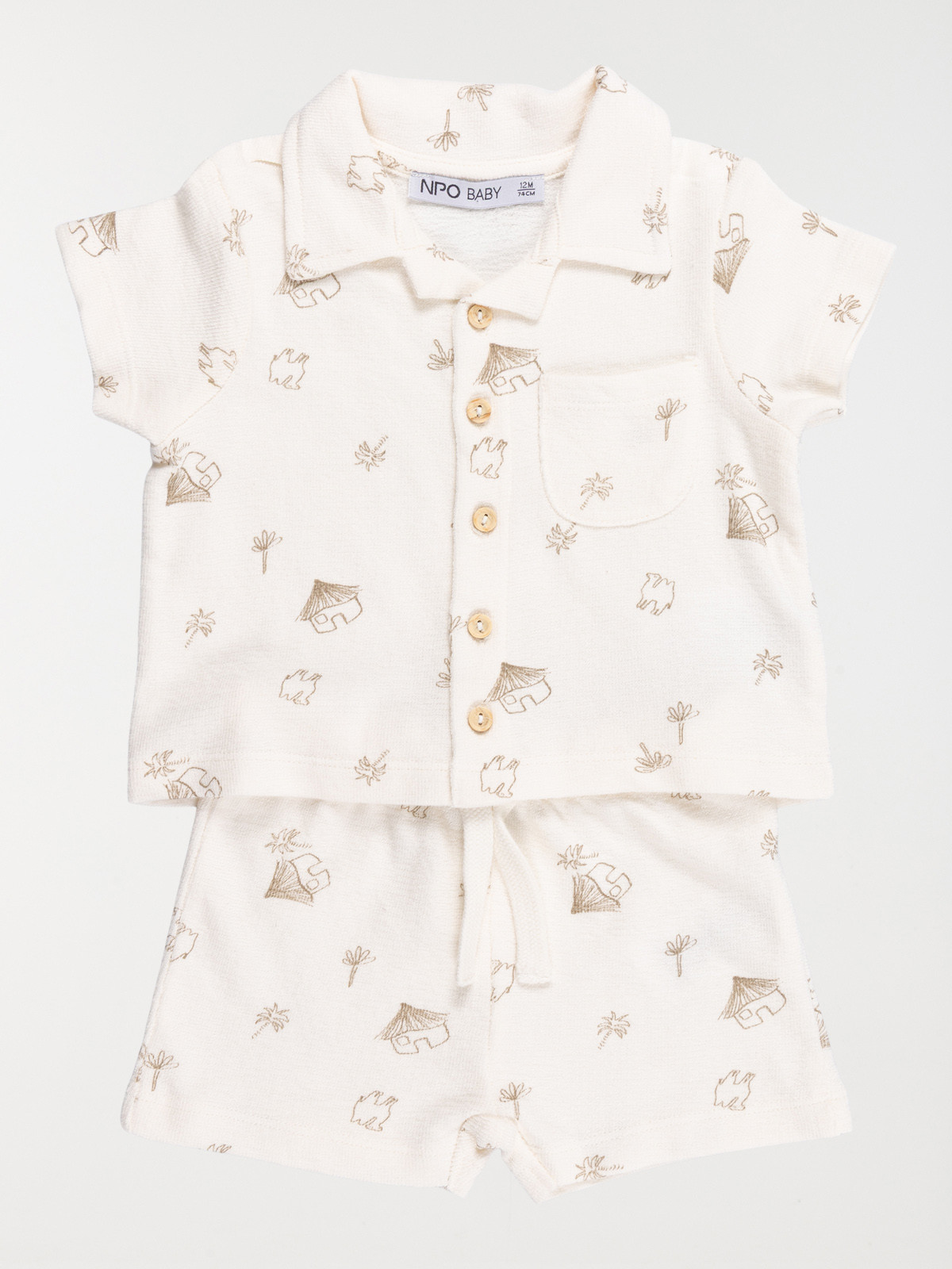 Ensemble chemise et short garçon (3-36M) Ensemble chemise et short garçon (3-36M)